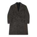 Black Sand Herringbone Sequin Long Coat