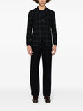 SARTORIO NAPOLI plaid-check virgin wool blazer