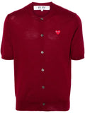 Comme Des Garçons Play Play heart short-sleeve cardigan