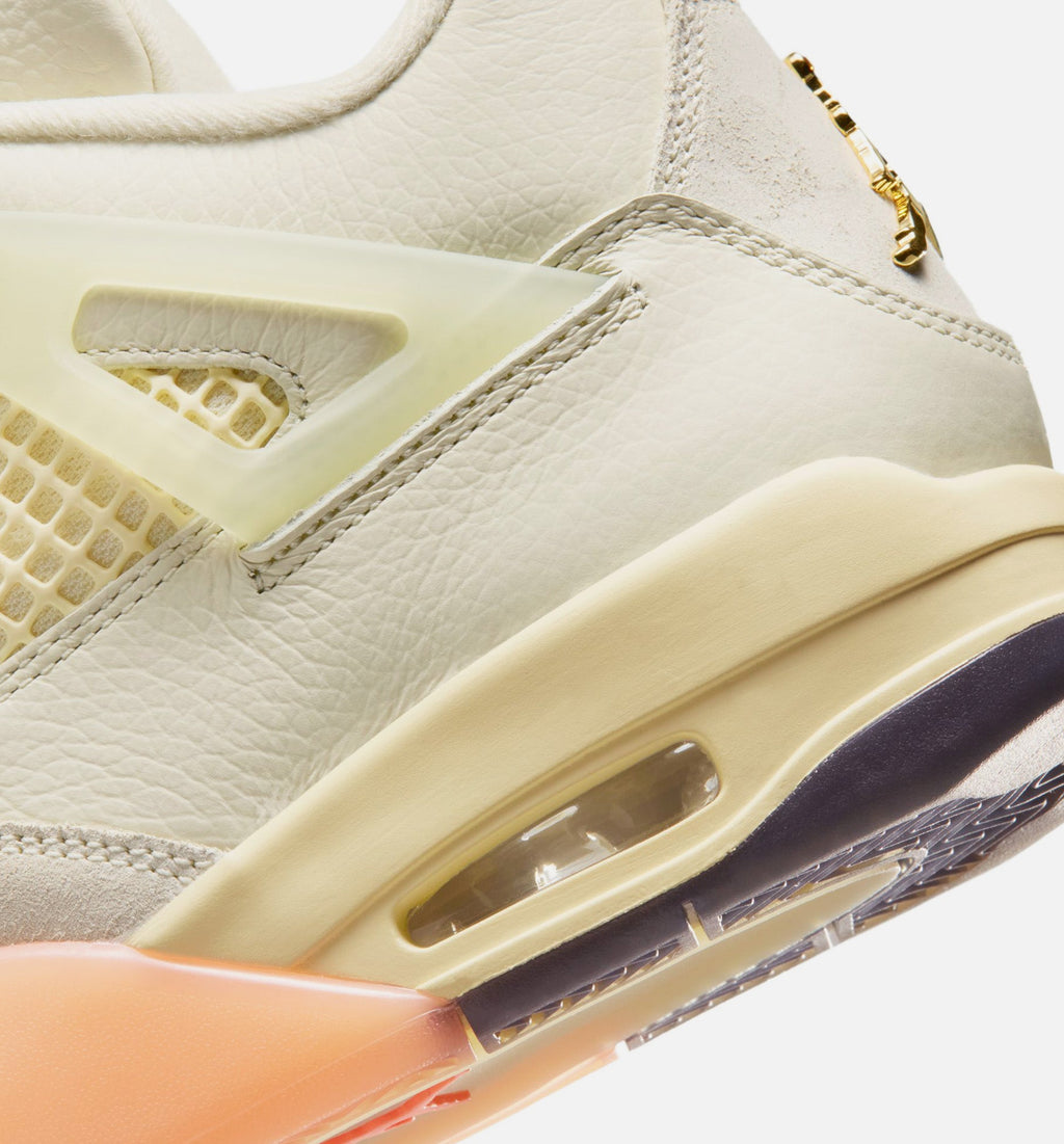Air Jordan 4 Retro Birds of Paradise – Women's Lifestyle Shoe | Coconut Milk/Metallic Gold/Muslin/Bright Mango/Sundial/Black