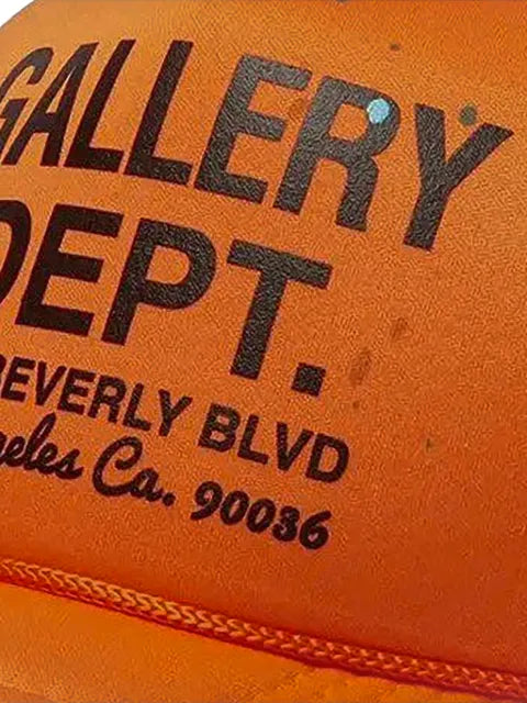 GALLERY DEPT. logo-detail baseball cap