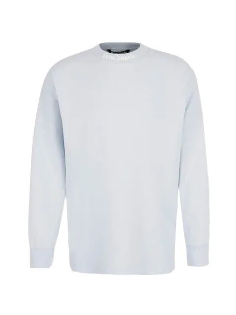 Palm Angels logo-print long-sleeve sweatshirt