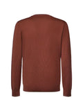 Eleventy contrast-trim crew-neck sweater