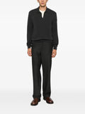 Moncler logo-patch polo sweater