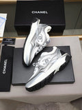 Men’s Silver Panel Runner Sneakers