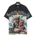 SAINT Washed Black Global Graphic T-Shirt