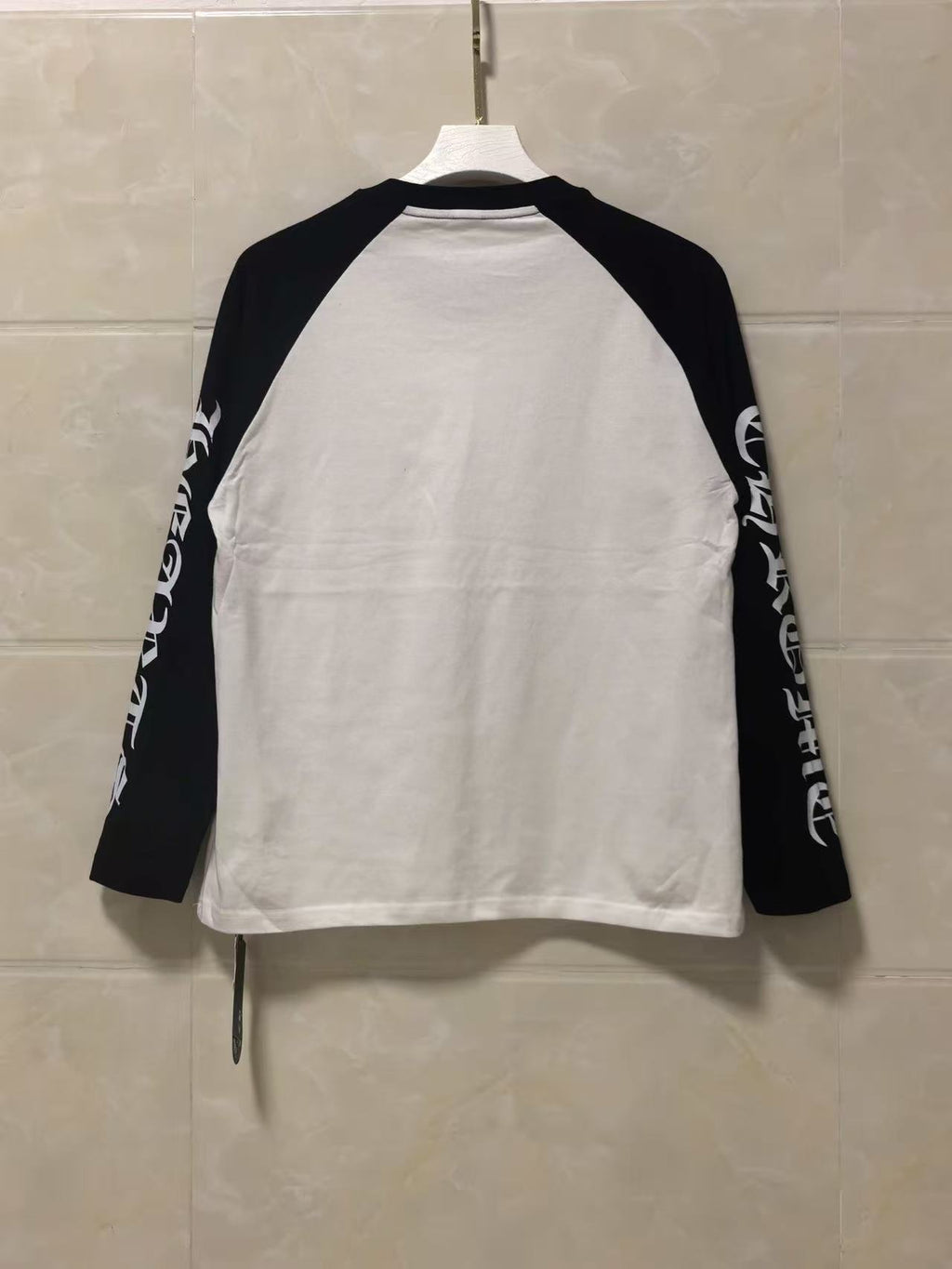 Chrome Hearts Long-Sleeve Shirt White/Black Y86#