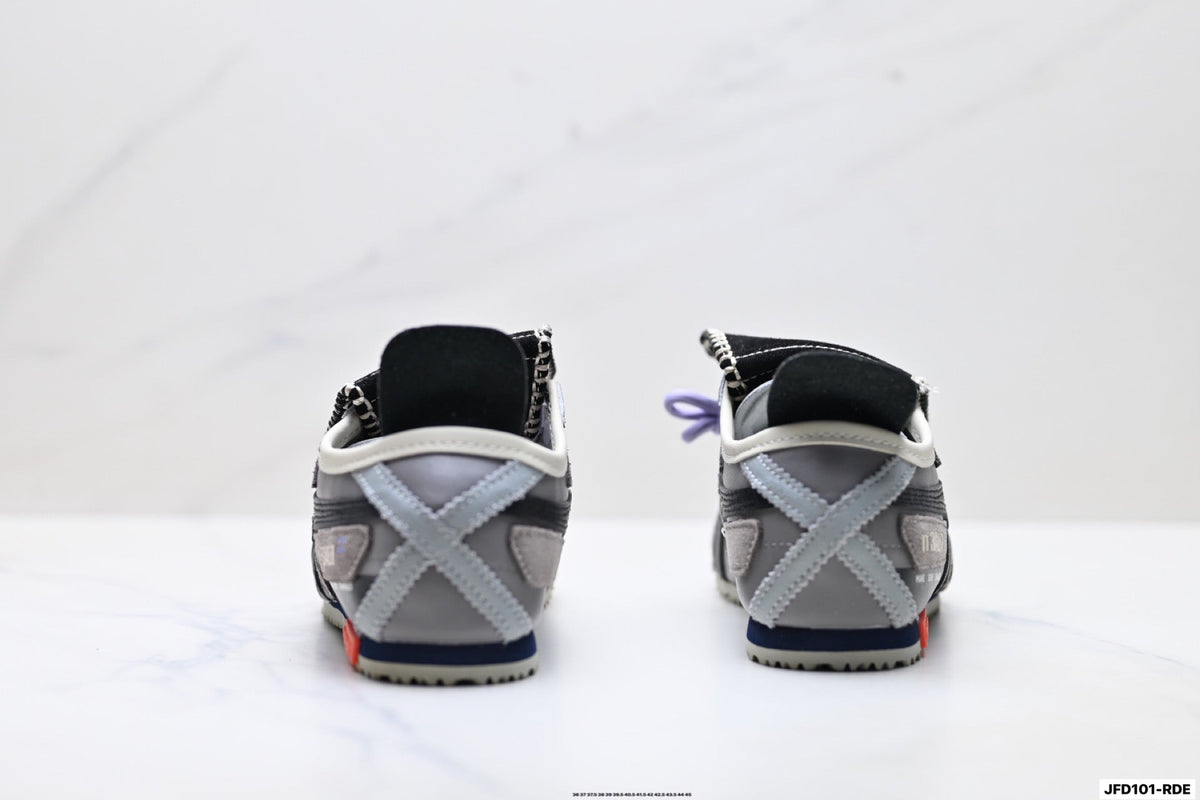 Onitsuka Tiger Retro Low Top Black Purple Unisex Shoes Style 30