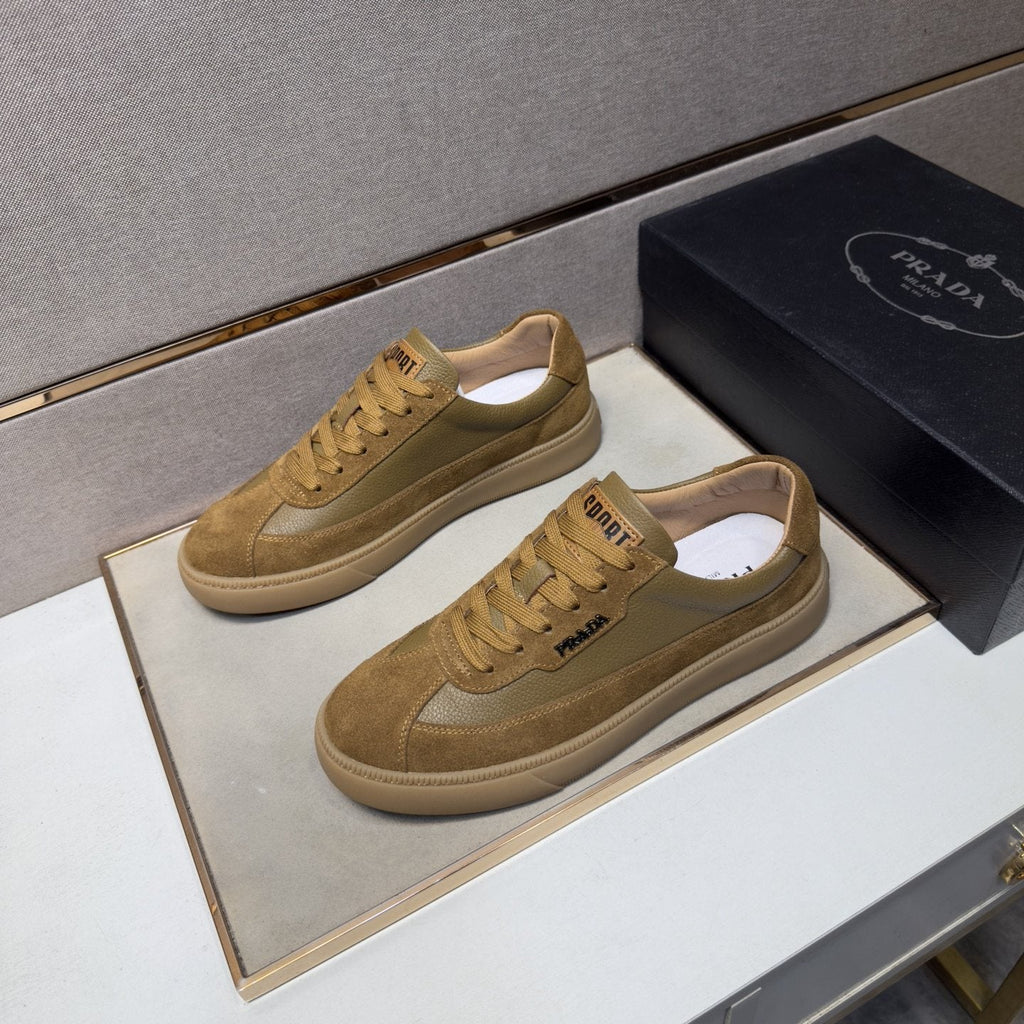 Prada Logo Low-Top Sneakers