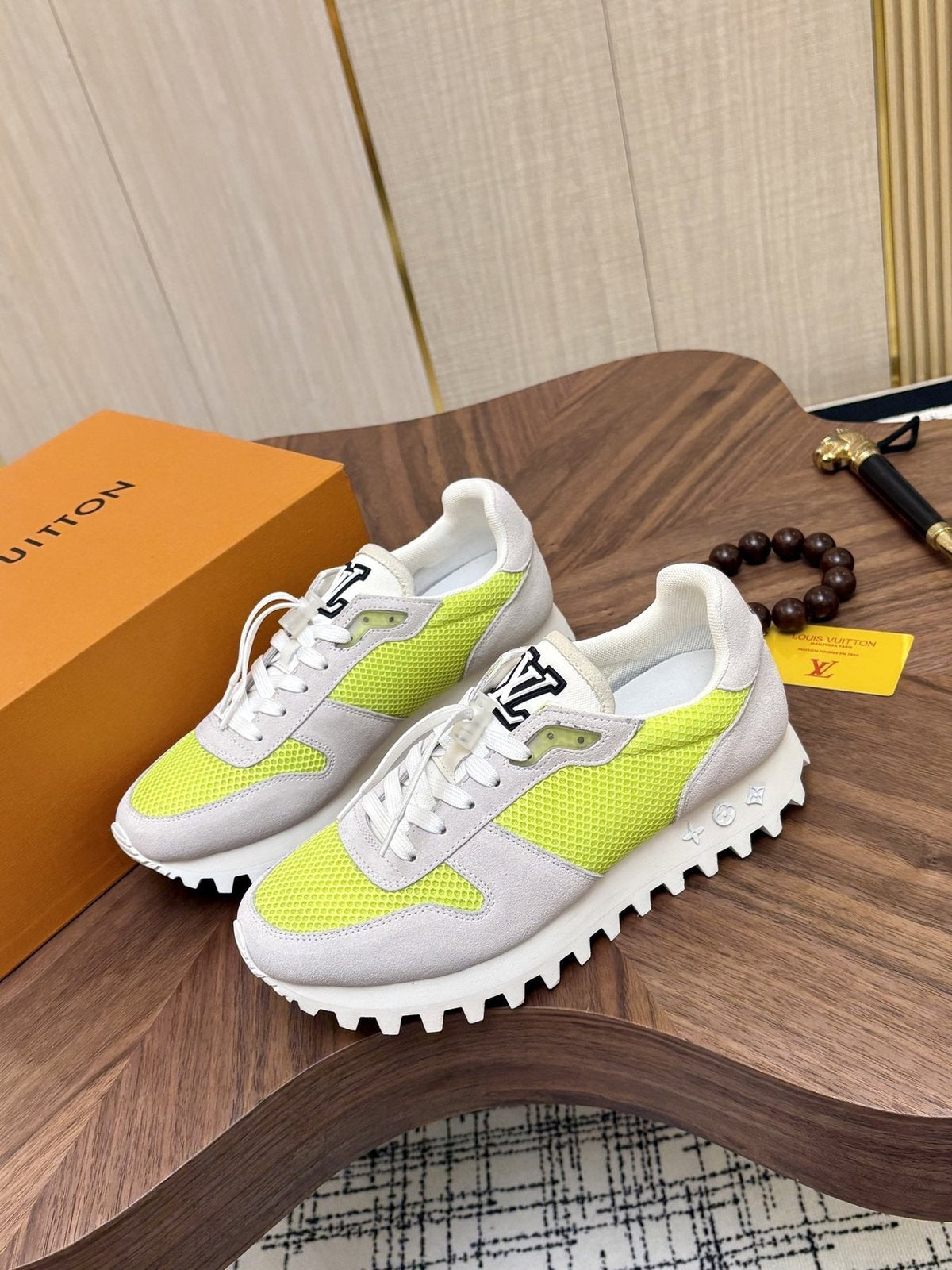 Louis Vuitton Color-Block Low-Top Sneakers